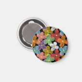 Chalk Daisies Magnet (Vorderseite/Rückseite)