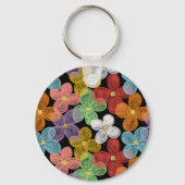 Chalk Daisies Schlüsselanhänger (Vorderseite)