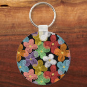 Chalk Daisies Schlüsselanhänger (Vorderseite)