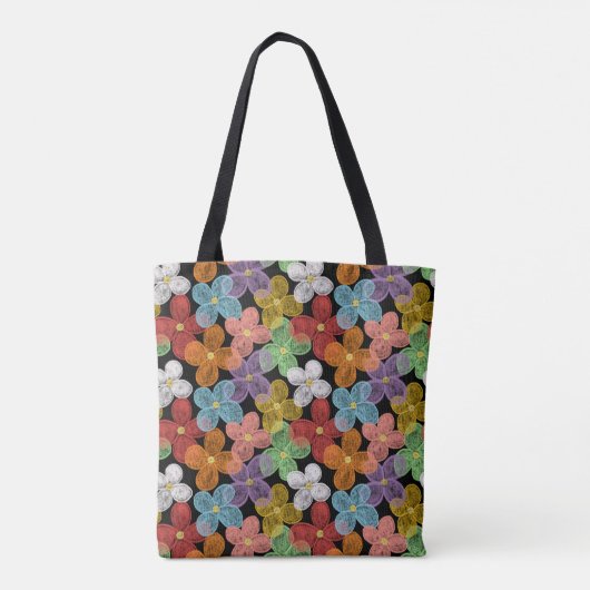 Chalk Daisies Tasche (Rückseite)