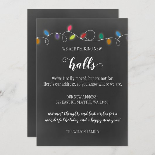 Chalk Decke die neuen Hallen bewegen Ankündigung (Vorne/Hinten)