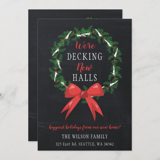 Chalk Decke die neuen Hallen bewegen Ankündigung (Vorne/Hinten)