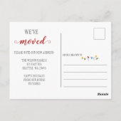 Chalk Decke die neuen Hallen bewegen Ankündigung Postkarte (Rückseite)