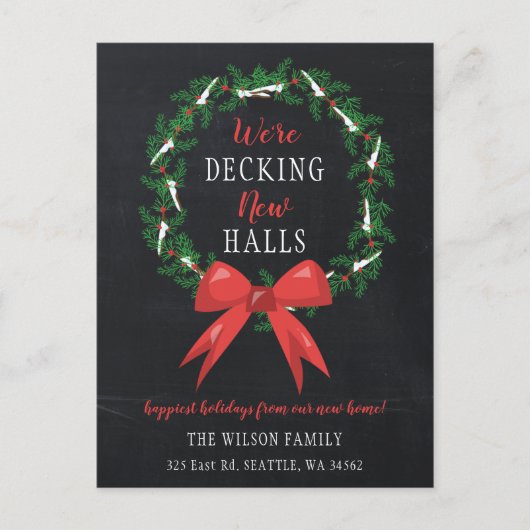 Chalk Decke die neuen Hallen bewegen Ankündigung Postkarte (Vorderseite)