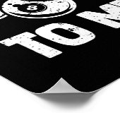 Chalk Dirty To Me - Funny Pool Player Pool Table B Poster (Ecke)