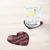 Chalk Full Of Hearts Valentine's Day Holiday Card Untersetzer (Vor Ort)