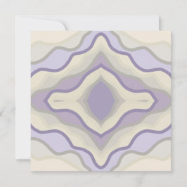 Chalk Gray Lavender Octagon Star Geometric Design Karte