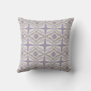 Chalk Gray Lavender Octagon Star Geometric Design Kissen