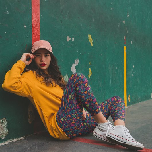 Chalk Herz Leggings - Niedlich