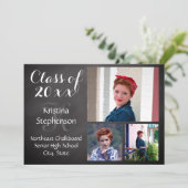 Chalk High School Foto Abschluss Ankündigung (Stehend Vorderseite)