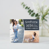 Chalk High School Foto Grad Ankündigung Budget (Stehend Vorderseite)