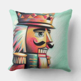 Chalk Illustriert Christmas Nutcracker Kissen