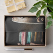 Chalk Illustriert Christmas Nutcracker Seidenpapier (Geschenk)