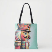Chalk Illustriert Christmas Nutcracker Tasche (Vorderseite)