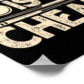 Chalk ist billig poster (Ecke)