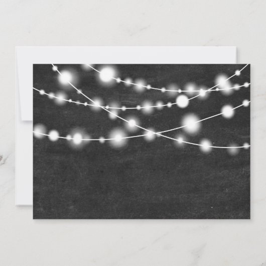 Chalk-Leuchten Zuhause Süßes Zuhause-Haus Erwärmun Einladung (Rückseite)