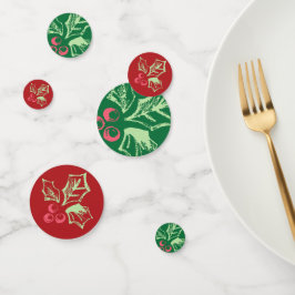 Chalk Mistletoe Pattern Konfetti