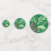 Chalk Mistletoe Pattern Konfetti (Vorderseiten)