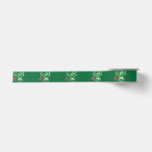 Chalk Mistletoe Pattern Satinband (Vorderseite)