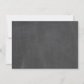 Chalk Palm Trees & Flugzeug Zielort Save the Date (Rückseite)