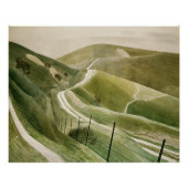 Chalk Paths by Eric Ravilious, 1935 Poster (Vorderseite)