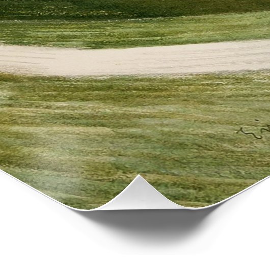 Chalk Paths by Eric Ravilious, 1935 Poster (Ecke)