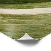 Chalk Paths by Eric Ravilious, 1935 Poster (Ecke)