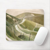Chalk Paths by Eric Ravilious Mousepad (Mit Mouse)