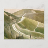 Chalk Paths by Eric Ravilious Postkarte (Vorderseite)