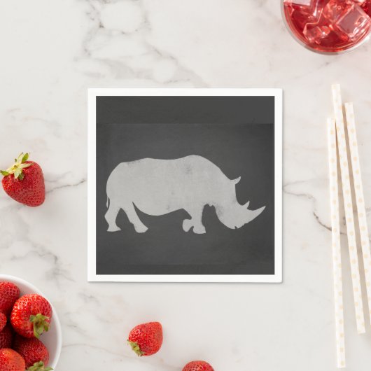 Chalk Rhino Serviette (Beispiel)