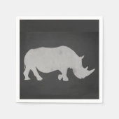 Chalk Rhino Serviette (Vorderseite)