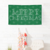 Chalk Snowflake Pattern Banner (Insitu)