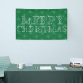 Chalk Snowflake Pattern Banner (Messeveranstaltung)