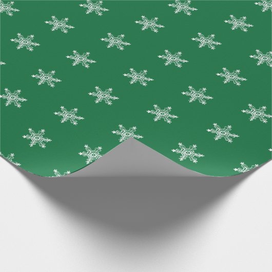 Chalk Snowflake Pattern Geschenkpapier (Ecke)