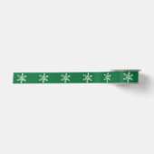 Chalk Snowflake Pattern Satinband (Vorderseite)