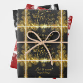 Chalk Snowman-Let It Snow Geschenkpapier Set (Beispiel)