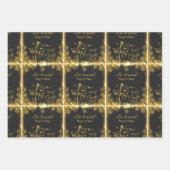 Chalk Snowman-Let It Snow Geschenkpapier Set (Vorderseite)