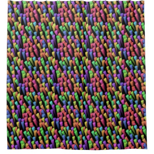 Chalk Sticks 1 Duschvorhang (Vorderseite)