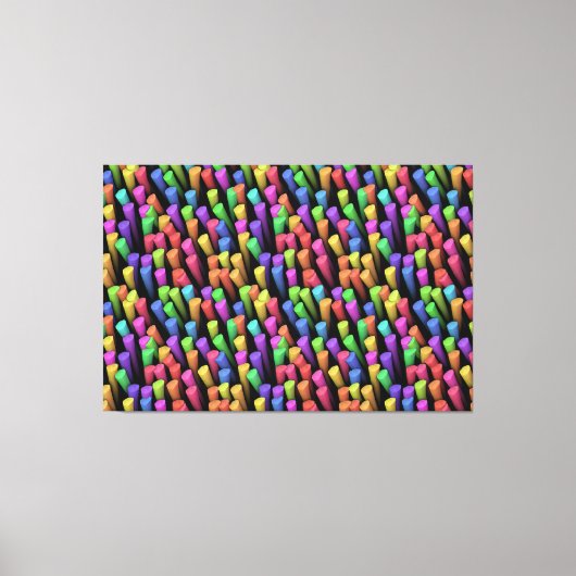Chalk Sticks 1 Wrapped Canvas Leinwanddruck (Vorderseite)