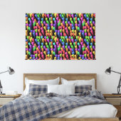 Chalk Sticks 1 Wrapped Canvas Leinwanddruck (Insitu (Schlafzimmer))