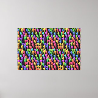 Chalk Sticks 1 Wrapped Canvas Leinwanddruck