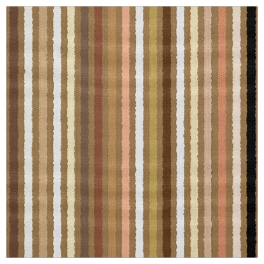 Chalk Stripes - Camel Tan und Gold Stoff (Muster)