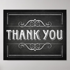 Chalk Style, DANK DU Print signierst Poster