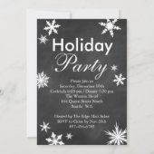 Chalk Time to Drink Champagner Firmeneinladung Einladung (Rückseite)