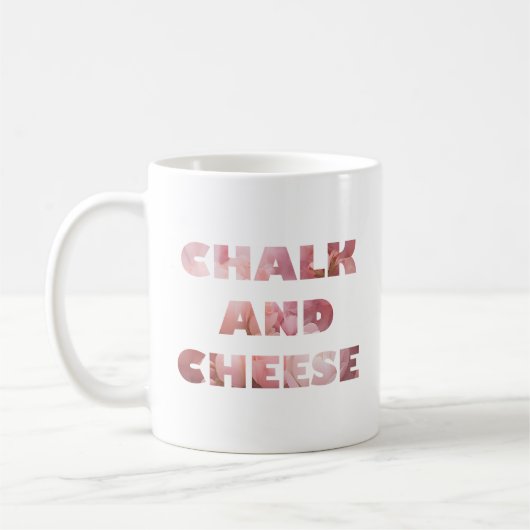 Chalk und Käse Kaffeetasse (Links)