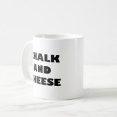 Chalk und Käse Kaffeetasse (Vorderseite Links)