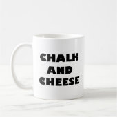 Chalk und Käse Kaffeetasse (Links)
