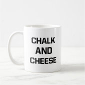 Chalk und Käse Kaffeetasse (Links)
