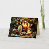 Chalk Zeichnend Weihnachtsbaum Candle Angel (Vorderseite)