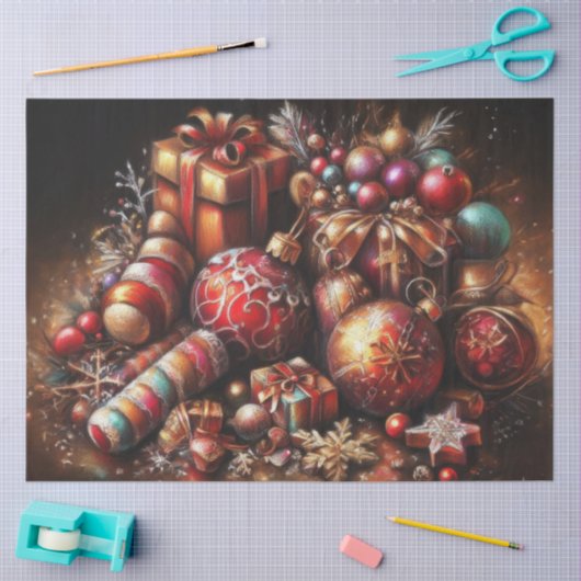 Chalk Zeichnend Weihnachtsgeschenk Candy Ornament Seidenpapier (Basteln)